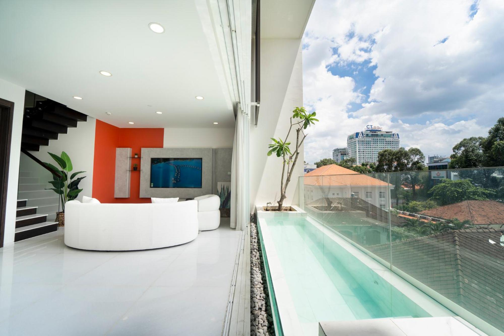 Serenity Saigon Sky Villas - Free One Way Airport Shuttle Ho Chi Minh-byen Eksteriør bilde